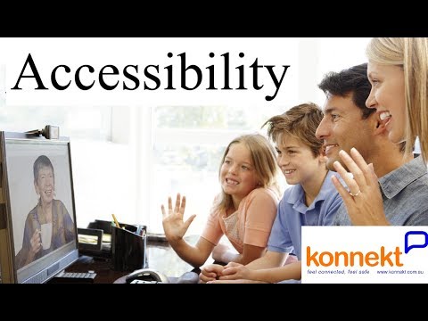 Konnekt Videophone - Accessibility